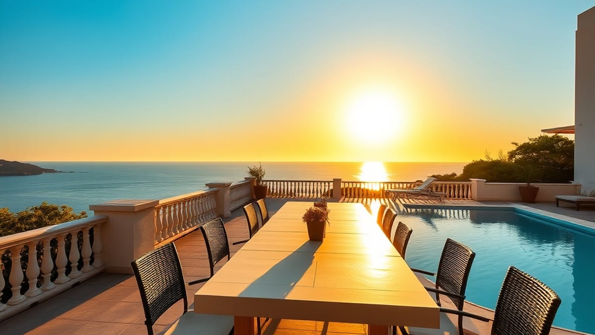 split a villa rental