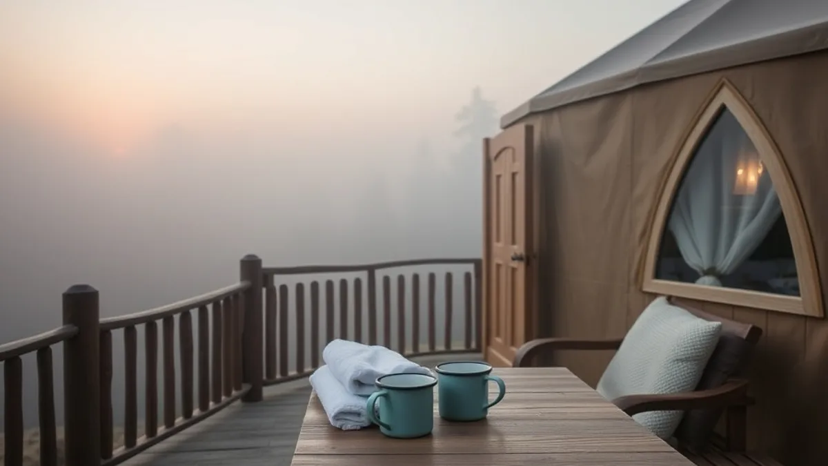 glamping trip